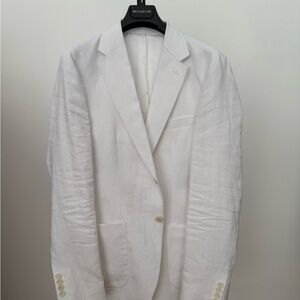 Bugatchi White Textured Sport Coat